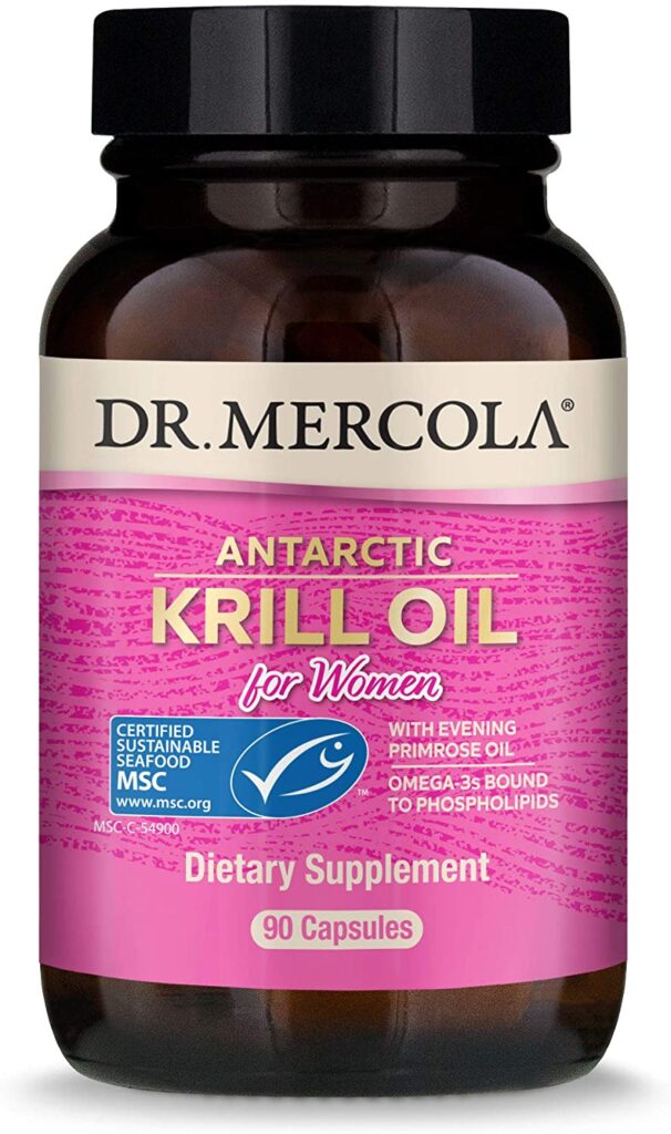 Dr. Mercola Antarctic Krill Oil for Women with Evening Primrose Oil